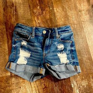 Aeropostale high rise jean short